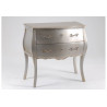 Commode 2 Tiroirs Murano Argent Amadeus