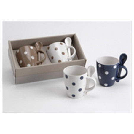 Coffret de 2 mugs petit pois 