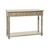 Console 3 Tiroirs Bois 100X30X75Cm