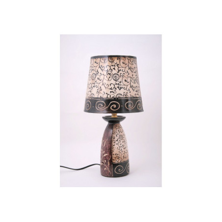 Lampe Bouteille / Quille Feuille Tendance SOCADIS