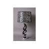Lampe Volutes Argent/Abat-Jour Design SOCADIS