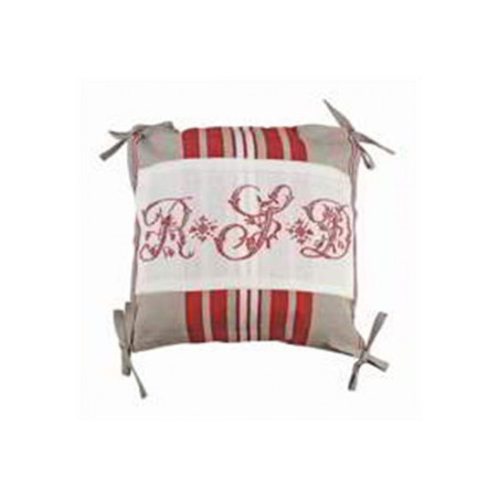 Housse + coussin 40 x 40 Tourelle et lucarne