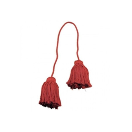 Lot de 2 embrasses rouge 100 cm