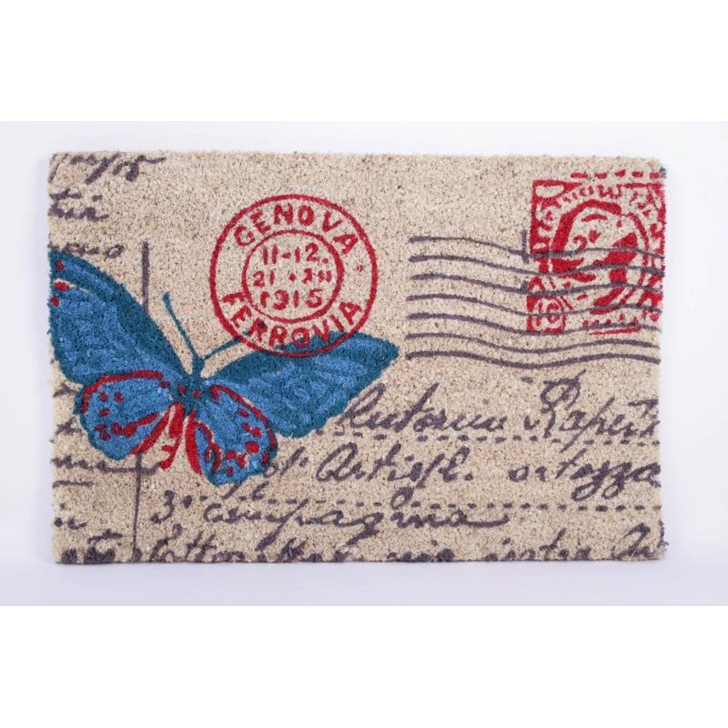Paillasson Carte Postale Papillon