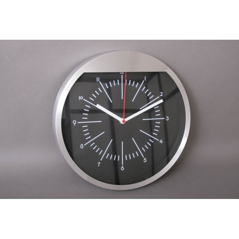 Pendule Aluminium Thème Chronomètre 