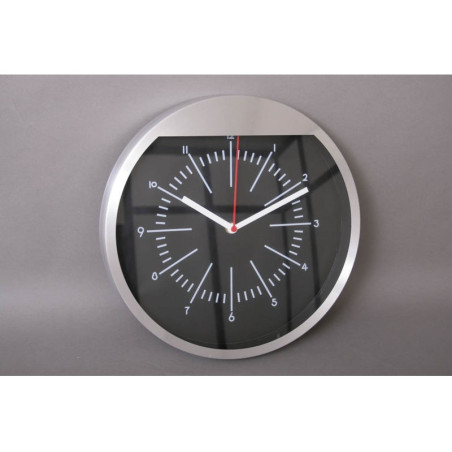Pendule Aluminium Thème Chronomètre 