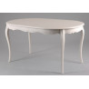 Table Ovale Blanc Patiné 150X90 Murano Shabby Chic Amadeus