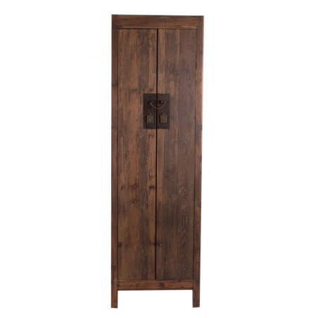 armoire asiatique en bois naturel 2 portes Vical Home