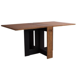 table pliante en bois exotique moderne Vical Home