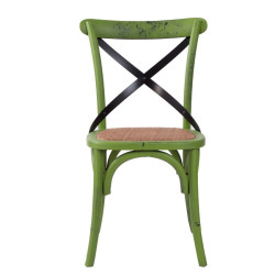 chaise bistrot bohème chic vert Vical Home