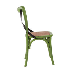 chaise bistrot bohème chic vert Vical Home