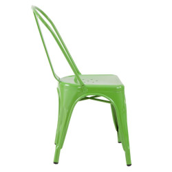chaise bistrot vernis vert Vical Home