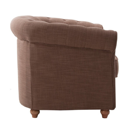 fauteuil chesterfield chic en tissus lin  Vical Home
