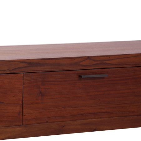 meuble de rangement bas 3 tiroirs en bois exotique Vical Home