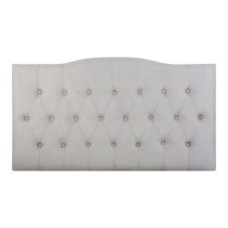 Tête de lit en tissu beige 180 cm Vical Home