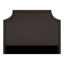 Tête de lit chic en tissus noir 160 cm Vical Home