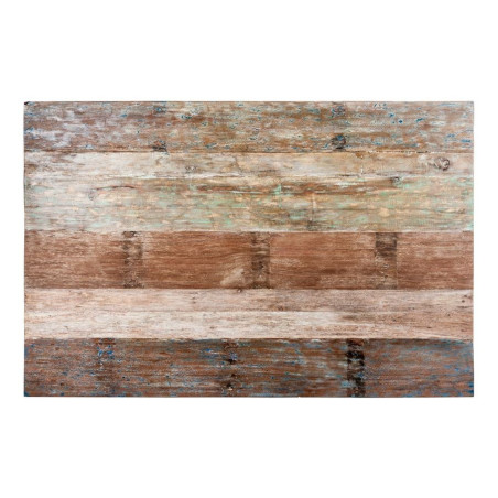 Tête de lit 160 cm à planche de bois brut multicolore Vical Home