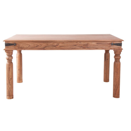 Table à manger rustique rectangulaire en bois naturel Vical Home