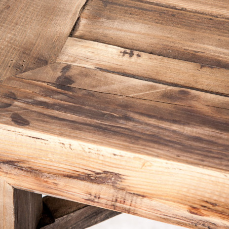 Table à manger en bois brut naturel Vical Home