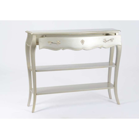 Grande console 1 tiroir Murano Silver