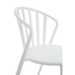 Chaise Andy design blanche J-Line