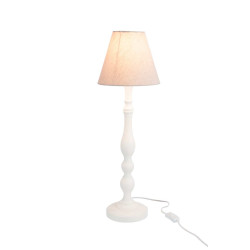 Lampe romantique blanche 15X15X64Cm
