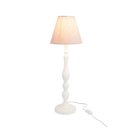 Lampe romantique blanche 15X15X64Cm