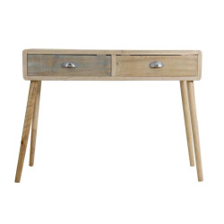 Console 2 tiroirs bicolore scandinave Vical Home