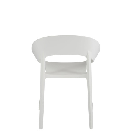 Set de 2 chaises Lola design blanche
