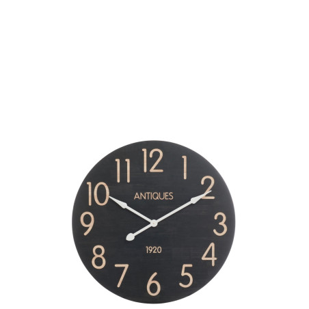 horloge antiques 1920 bois noir/beige 81,5x5,3cm
