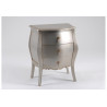 Mini Commode 3 Tiroirs Murano Argent 