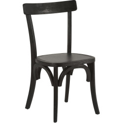 Chaise de cuisine Dansk Chêne Noir 49x48xH85,5cm (Lot de 2)