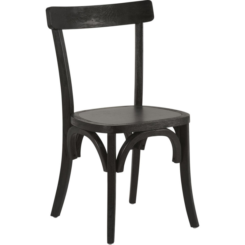 Chaise de cuisine Dansk Chêne Noir 49x48xH85,5cm (Lot de 2)