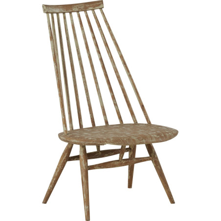 Chaise en pin délavé Damish 52x43xH91cm
