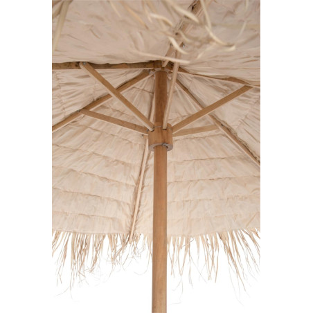 Grand Parasol Paille Naturel 250X250X255Cm