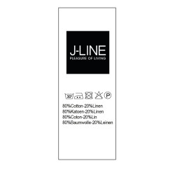 Plaid délavé Lin rouge J-Line