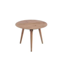 Table Dappoint Ronde Nordique Naturel 60X60X44Cm