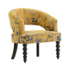 Fauteuil chic moutarde DIEPPE