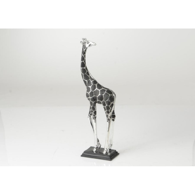 Girafe noir et argenté Massai H 93 cm