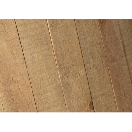 Etagère en bois naturel forme Pirogue