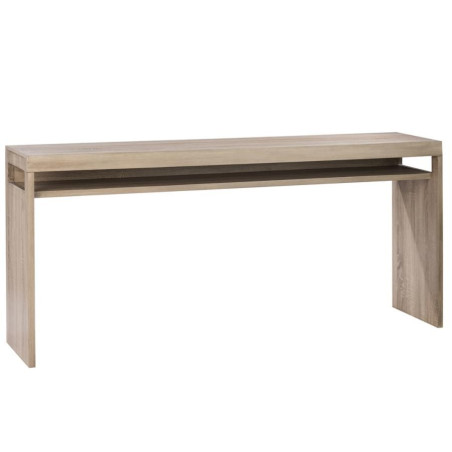 Grande console 1 planche bois naturel