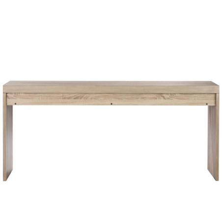 Grande console 1 planche bois naturel