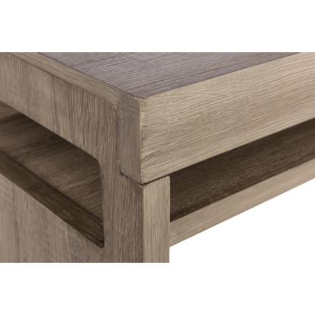 Grande console 1 planche bois naturel