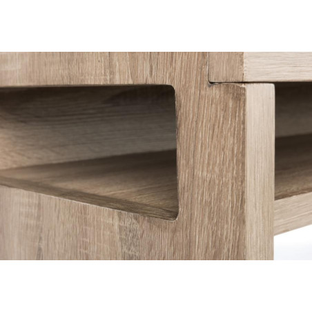 Grande console 1 planche bois naturel