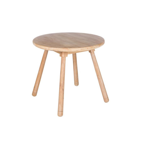 Table enfant ronde en bois naturel