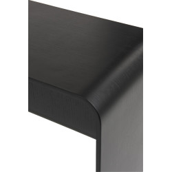 Table d'appoint design Thibo en bois noir