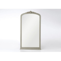 Miroir trumeau chic gris hauteur 200 cm ARBALETTE