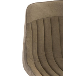 Chaise loft vintage industrielle tissu kaki