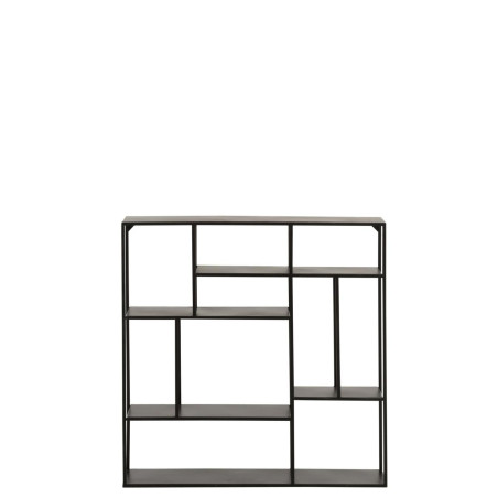 Etagere Murale 6 Niveaux Metal Noir