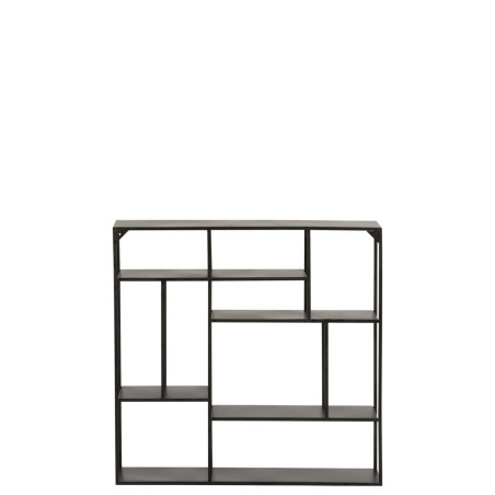 Etagere Murale 6 Niveaux Metal Noir